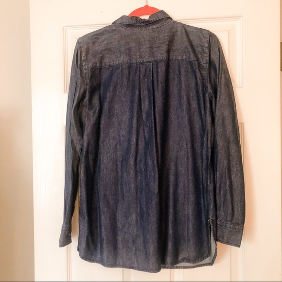 Chambray Tunic Blouse - Picture 2 of 4